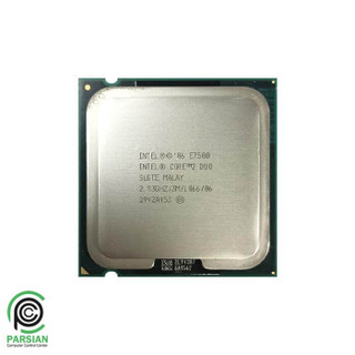 پردازنده اینتل Core 2 Duo مدل E7500، CPU دو هسته ای 2.93 گیگاهرتز، سوکت LGA775، معماری Wolfdale، 3 مگابایت کش L2