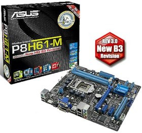 مادربرد ایسوس P8H61-M LE با پردازنده Pentium G620 2.60GHz، EFI Graphic BIOS، پشتیبانی از حافظه DDR3 تا ۱۶ گیگ، مناسب سیستم اداری و خانگی