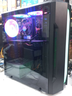 سیستم گیمینگ قدرتمند اورکول، کیس شیشه ای مدرن، RX580 8 گیگ، NVME فوق سریع، رم ۱۶ گیگ، مناسب اجرای بازی های روز با کیفیت بالا